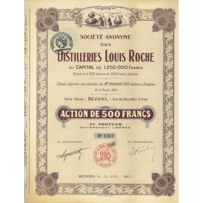 S.A. des Distilleries Louis Roche