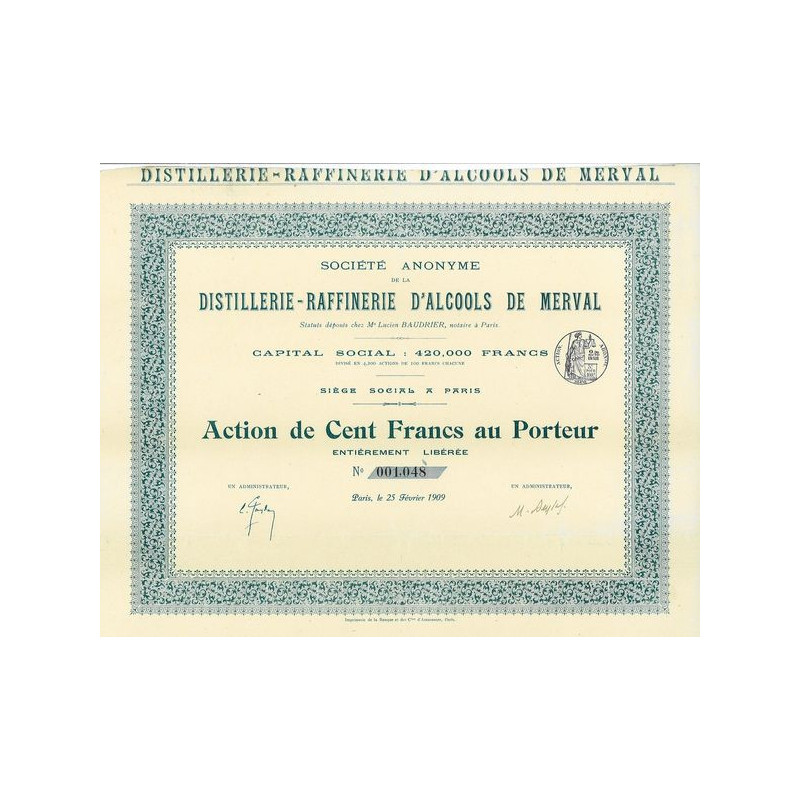 S.A. de la Distillerie-Raffinerie d'Alcools de Merval