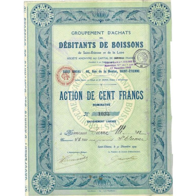 Gpmt d'Achats des Débitants de Boissons de Saint-Etienne et de la Loire