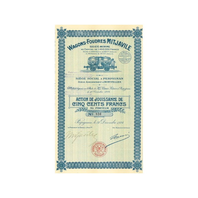 Wagons-Foudres Mitjavile (Act Jouiss 500 F)