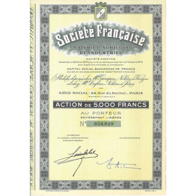 Sté Française de Matériel Agricole et Industriel (Act 5000 F)