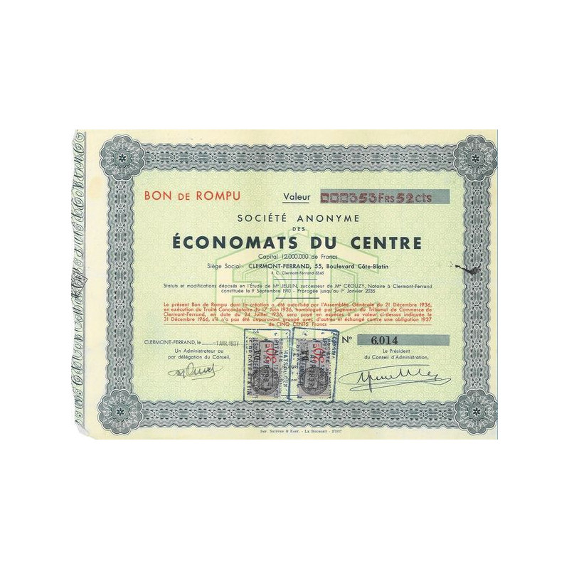 S.A. des Economats du Centre