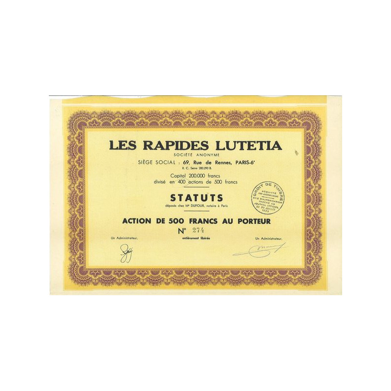 Les Rapides Lutetia