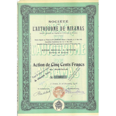 Sté de L'Autodrome de Miramas