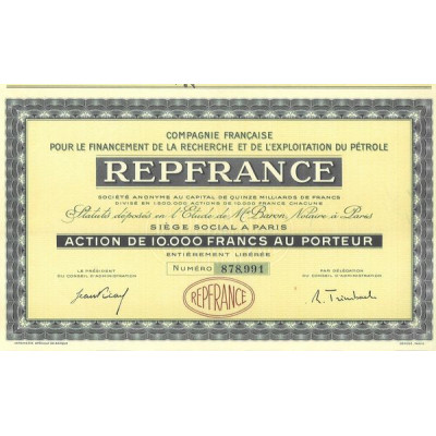 Cie Française pour le Financement de la Recherche et de l'Exploitation du Pétrole Repfrance