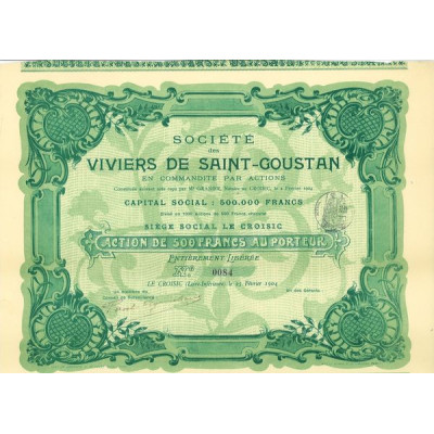 Sté des Viviers de Saint-Goustan