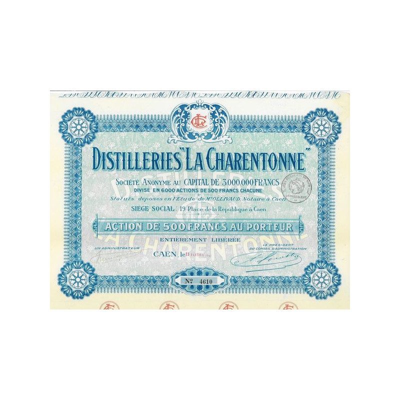 Distilleries "La Charentonne"