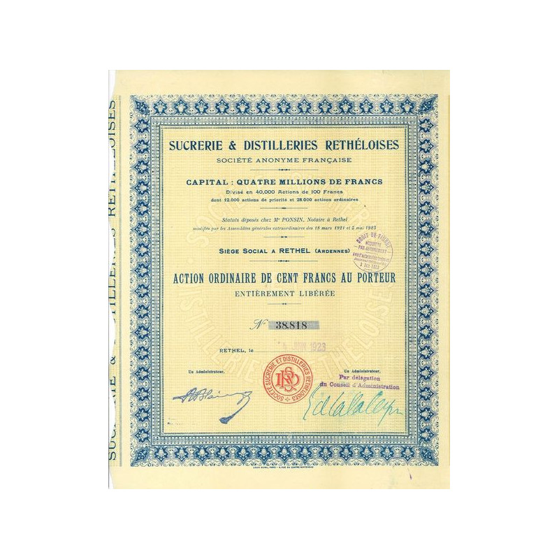 Sucrerie & Distilleries Rethéloises