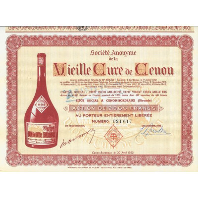 S.A. de la Vieille Cure de Cenon (Act 2500 F)