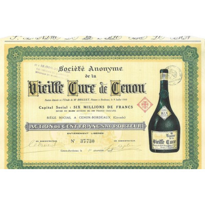 S.A. de la Vieille Cure de Cenon (Act 100 F)