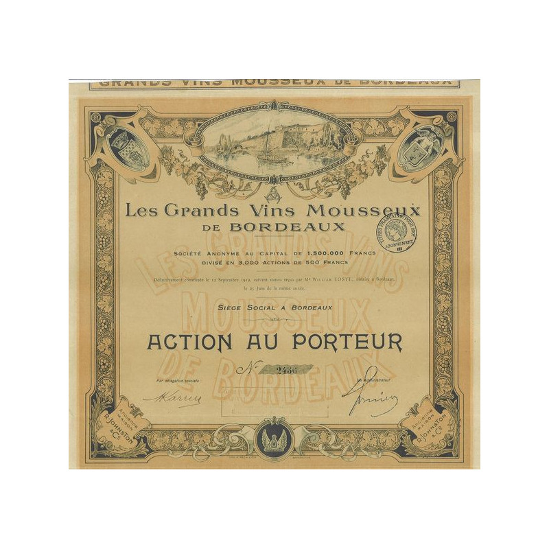 Les Grands Vins Mousseux de Bordeaux (Act 500 F)