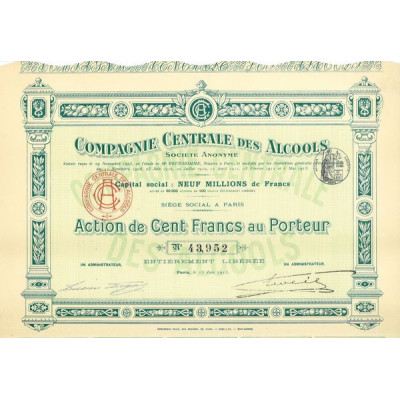 Cie Centrale des Alcools (modele 2)