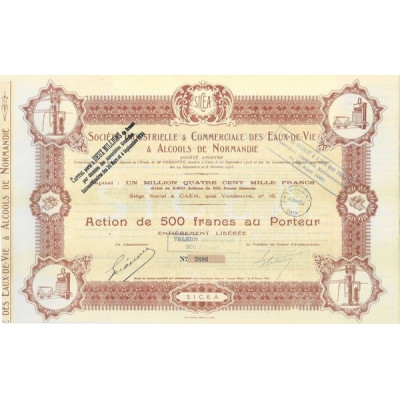 Sté Indus & Commerciale des Eaux-de-Vie & Alcools de Normandie