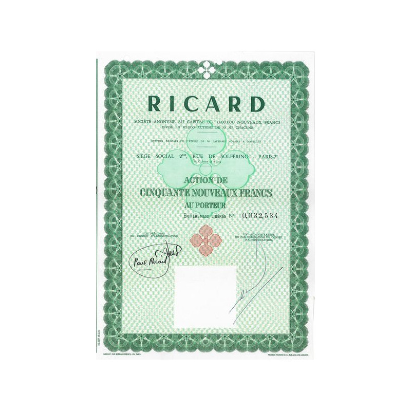 Ricard (Act 50 NF)