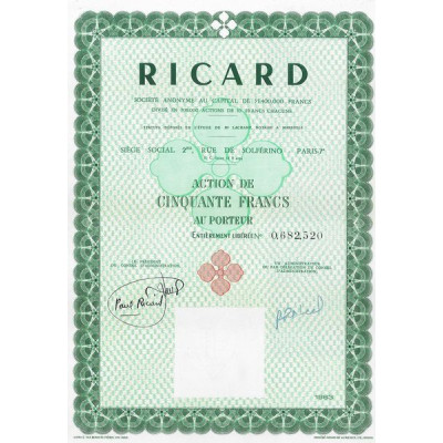 Ricard (Act 50 F)