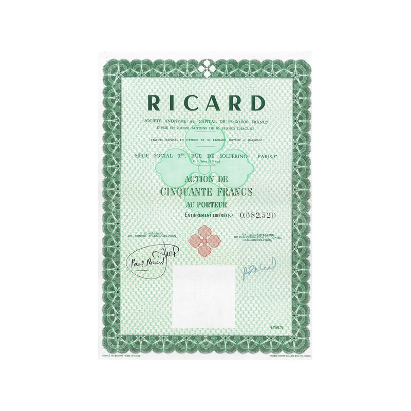 Ricard (Act 50 F)