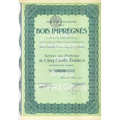 S.A. des Bois Imprégnés