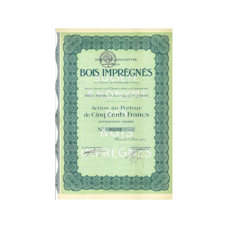 S.A. des Bois Imprégnés