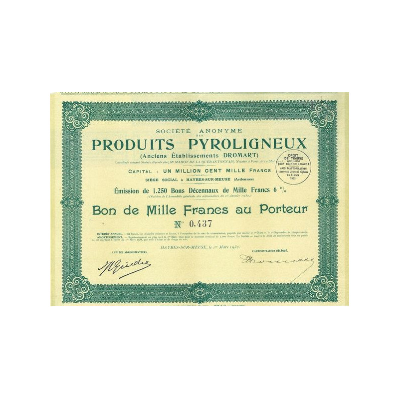 S.A. des Produits Pyroligneux (Anc Ets Dromart)