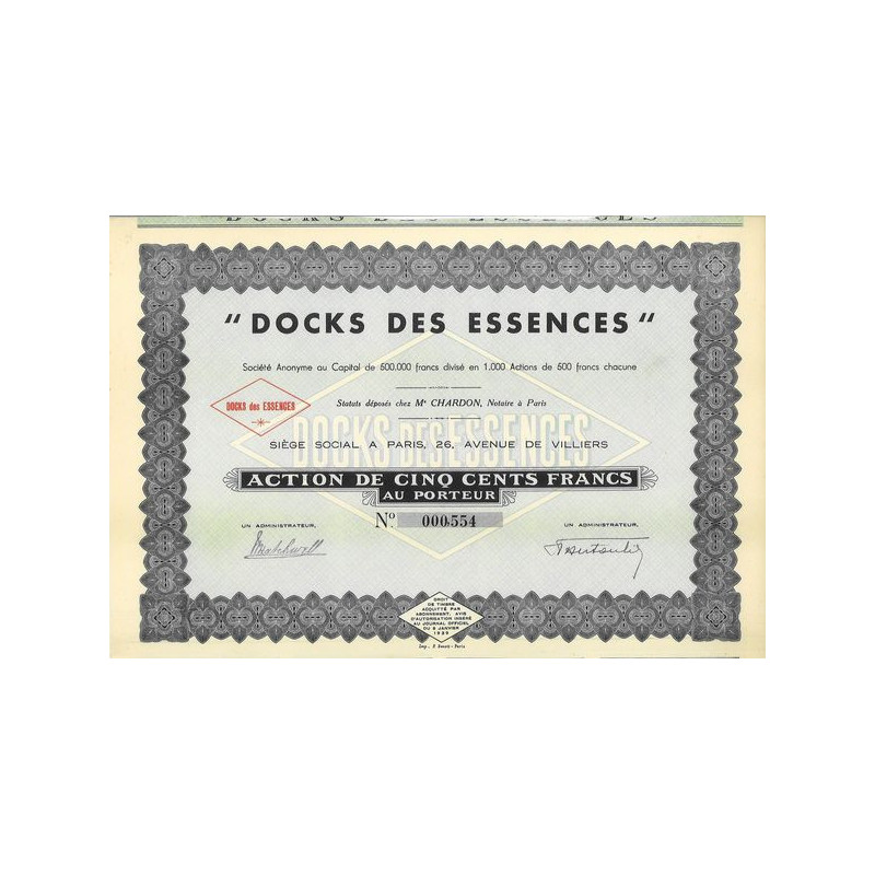 "Docks des Essences"