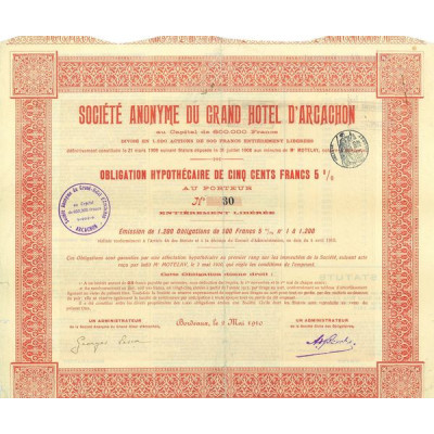 S.A. du Grand Hôtel d'Arcachon