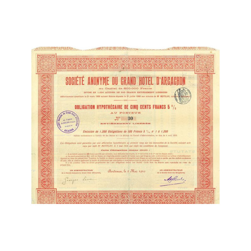 S.A. du Grand Hôtel d'Arcachon