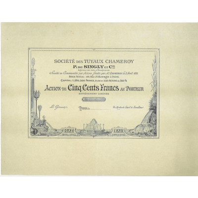 Sté des Travaux Chameroy P. de Singly et Cie