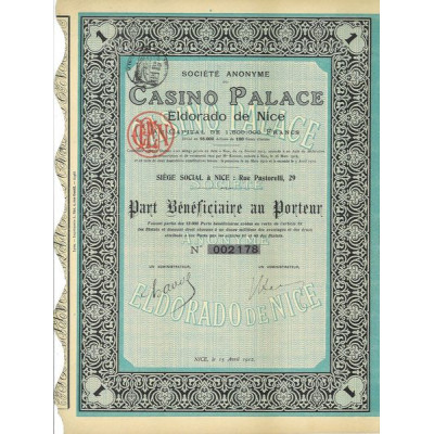 S.A. du Casino Palace Eldorado de Nice
