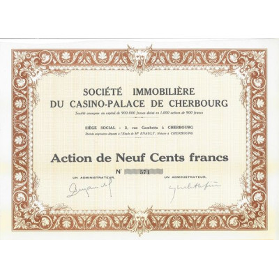 Sté Immobilière du Casino-Palace de Cherbourg