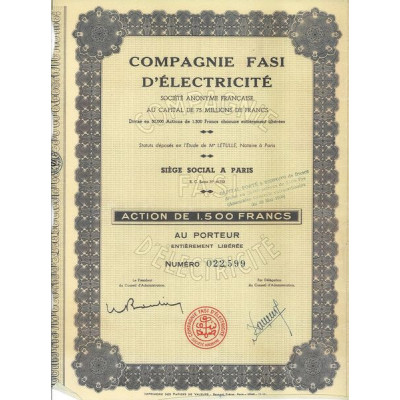 Cie Fasi d'Electricité