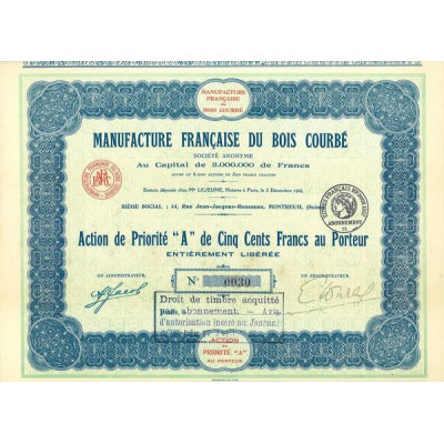 Manufacture Française du Bois Courbé
