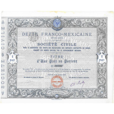 Dette Franco-Mexicaine 1864-1865