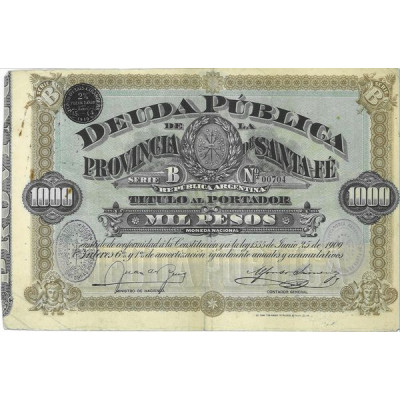 Deuda Publica de la Provincia de Santa-Fé