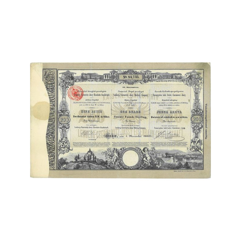 Impérial Royal Privileged Lemberg-Czernowitz-Jassy Railway-Company