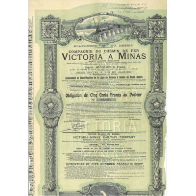 Cie du Chemin de Fer de Victoria à Minas (1911)