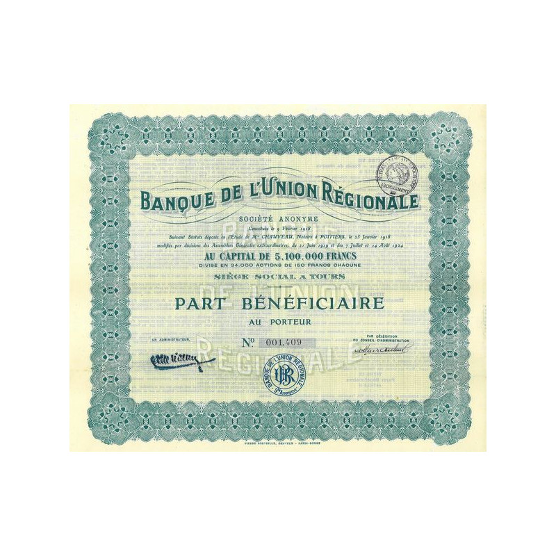 Banque de l'Union Régionale (PB)