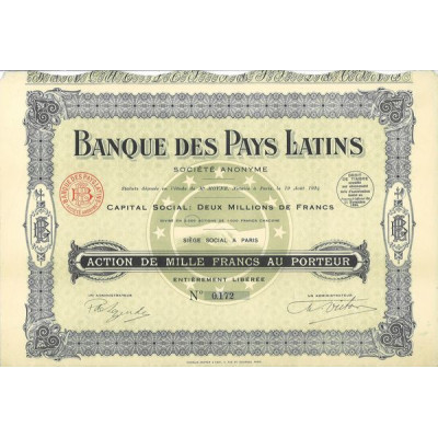 Banque des Pays Latins