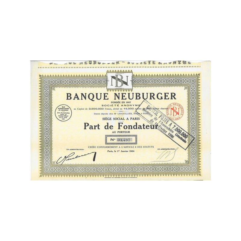 Banque Neuburger