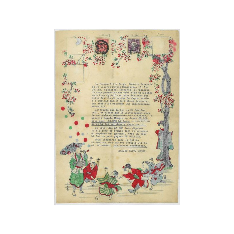 Loterie Royale Hongroise - Banque Fritz Dörge