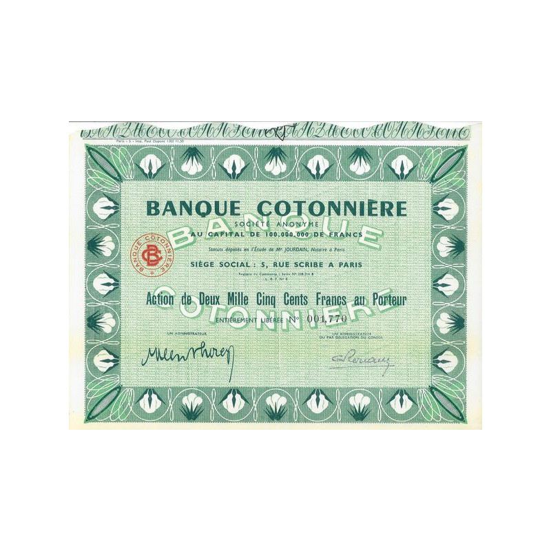 Banque Cotonnière