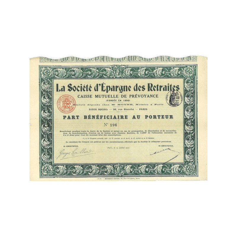 Société d'Epargne des Retraites