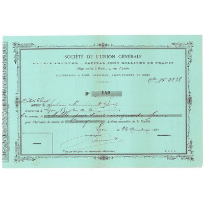 Sté de l'Union Générale