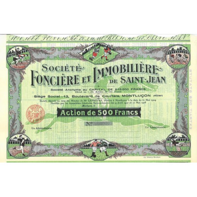Sté Foncière et Immobilière de Saint-Jean (blanquette)(Act 500 F)