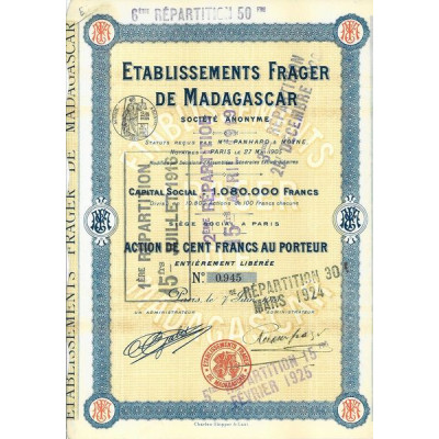 Ets Frager de Madagascar