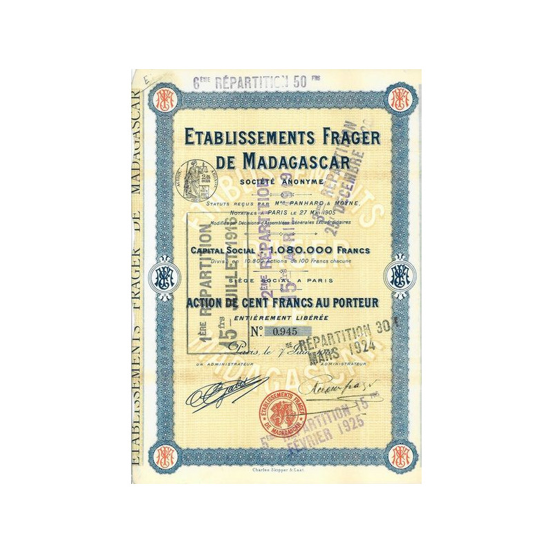 Ets Frager de Madagascar