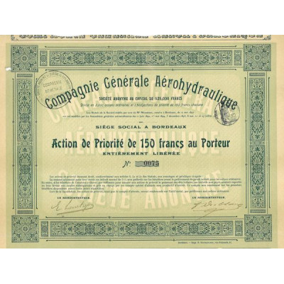 Cie Gale Aérohydraulique