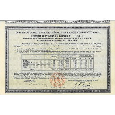 Emprunt Ottoman 4 % 1901-1905