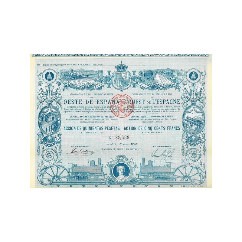 Cie des Chemins de Fer de l'Ouest de l'Espagne