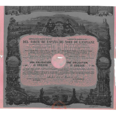 Cie des Chemins de Fer du Nord de l'Espagne (1870)