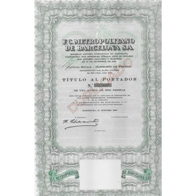 F.C. Metropolitano de Barcelona S.A. (blanquette)